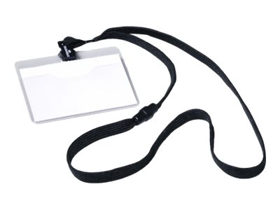 10 DURABLE Namensschilder mit Textilband 9,0 x 6,0 cm 10 DURABLE Namensschilder mit Textilband 9,0 x 6,0 cm
