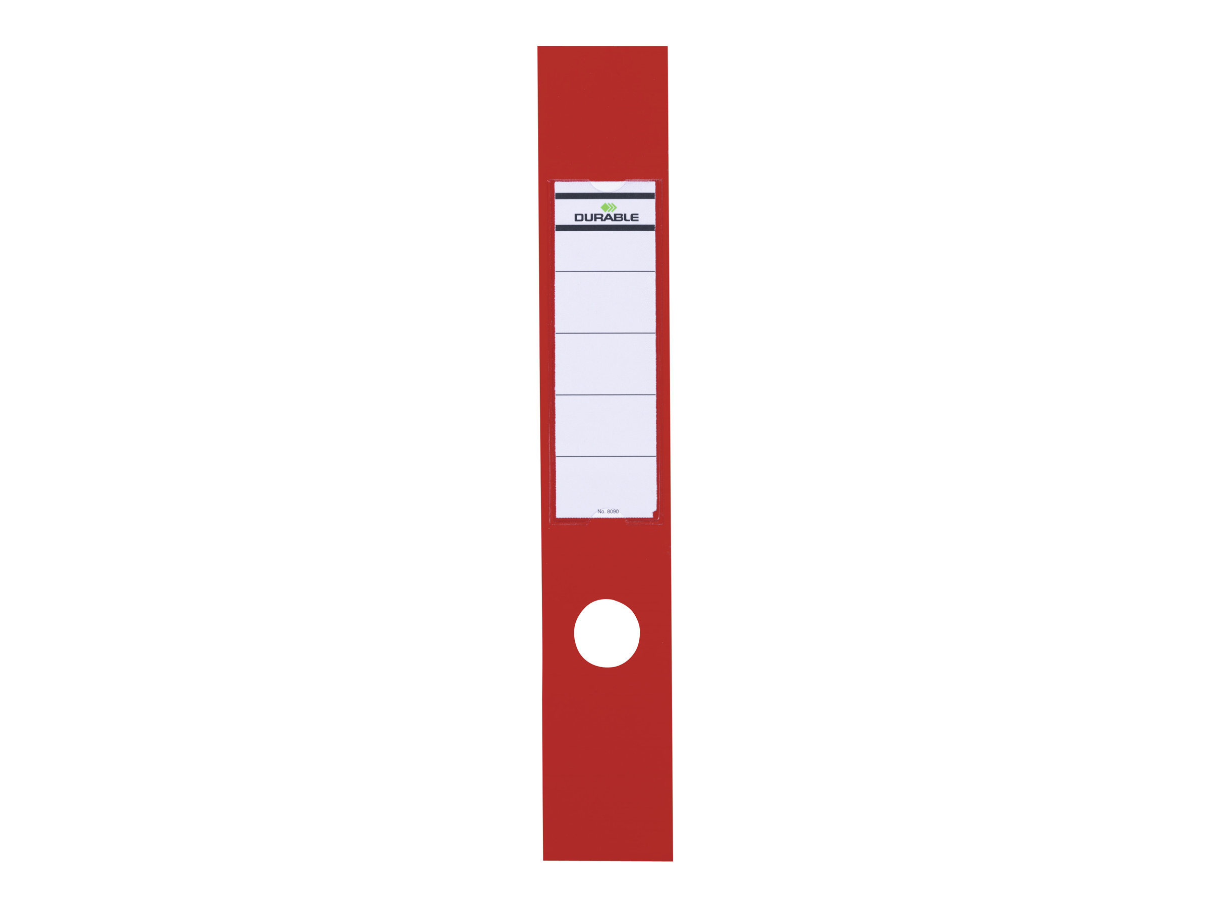 10 DURABLE Ordneretiketten ORDOFIXÂ® rot fÃ¼r 7,0 cm RÃ¼ckenbreite