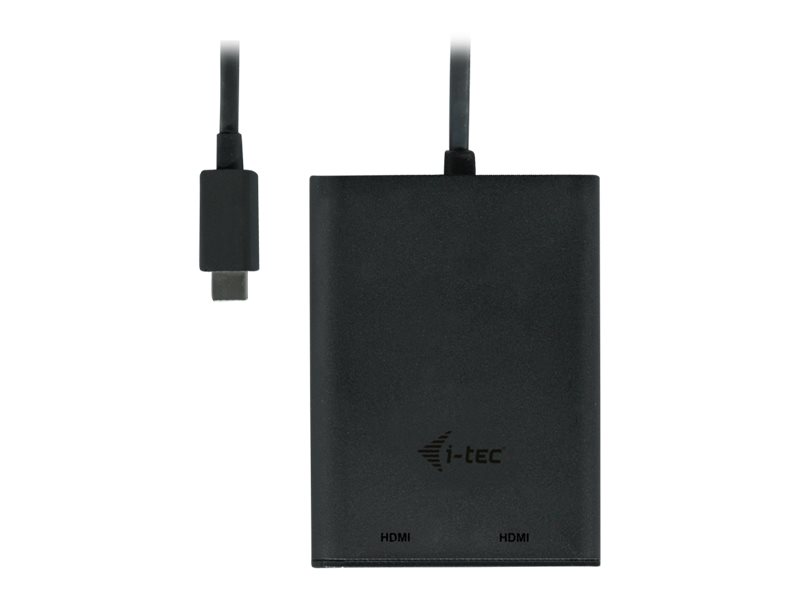 I-TEC USB C auf Dual HDMI Port VideoAdapter 2x HDMI Port 4K Ultra HD kompatibel mit Thunderbolt 3