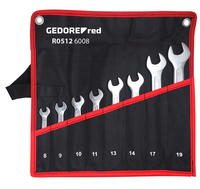 GEDOREred Doppelmaulschluessel-Satz R05126008 3301081 8-teilig