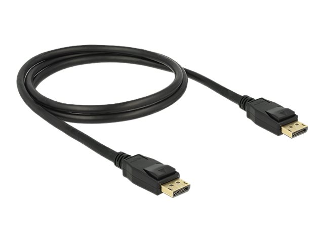 Delock Kabel DisplayPort 1.2 Stecker > DisplayPort Stecker 1 m schwarz 4K Delock Kabel DisplayPort 1.2 Stecker > DisplayPort Stecker 1 m schwarz 4K