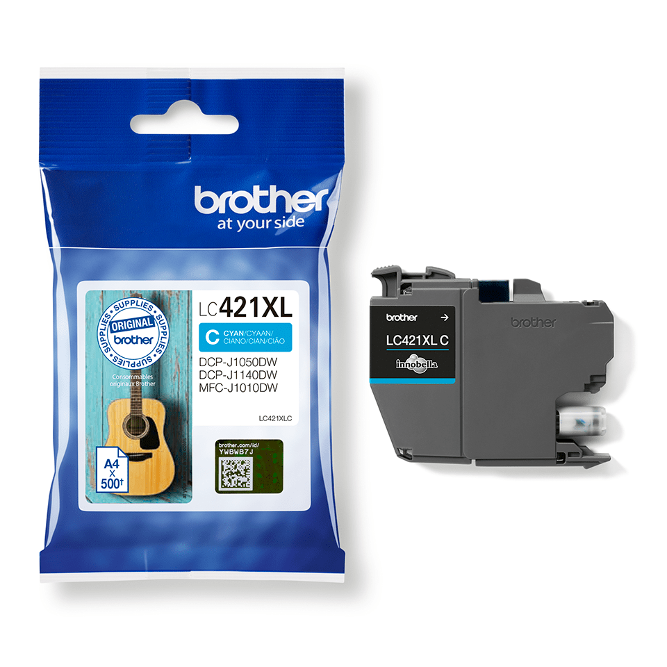 Brother LC421XLC Hohe Ergiebigkeit Cyan Original