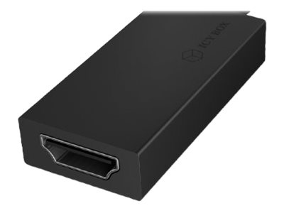 Adapter ICY BOX DisplayPort 12 HDMI 4K 60Hz Black