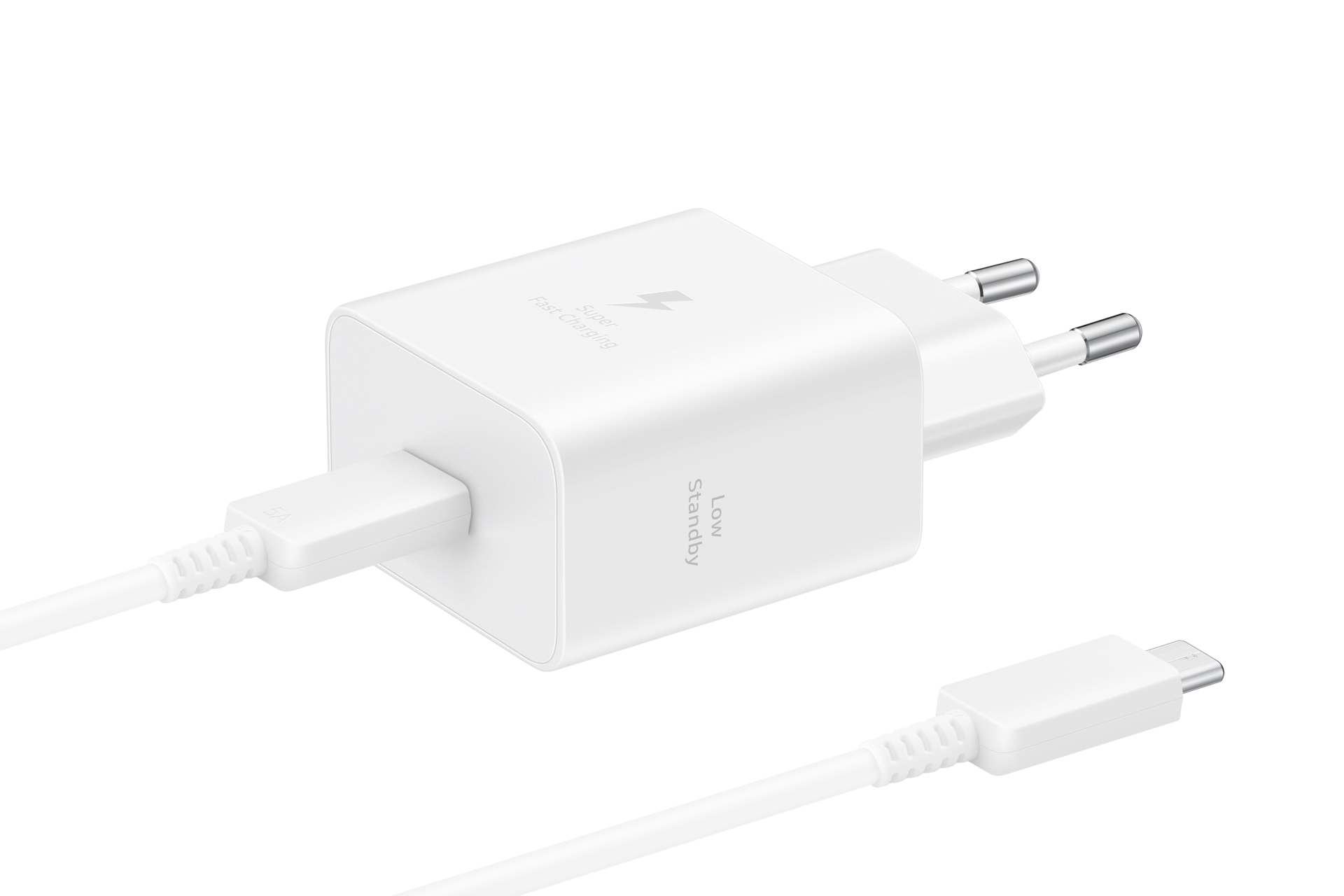 Samsung EPT4511XW EGEU Adapter mit Datenkabel USB TypeC, 45 Watt, weiss