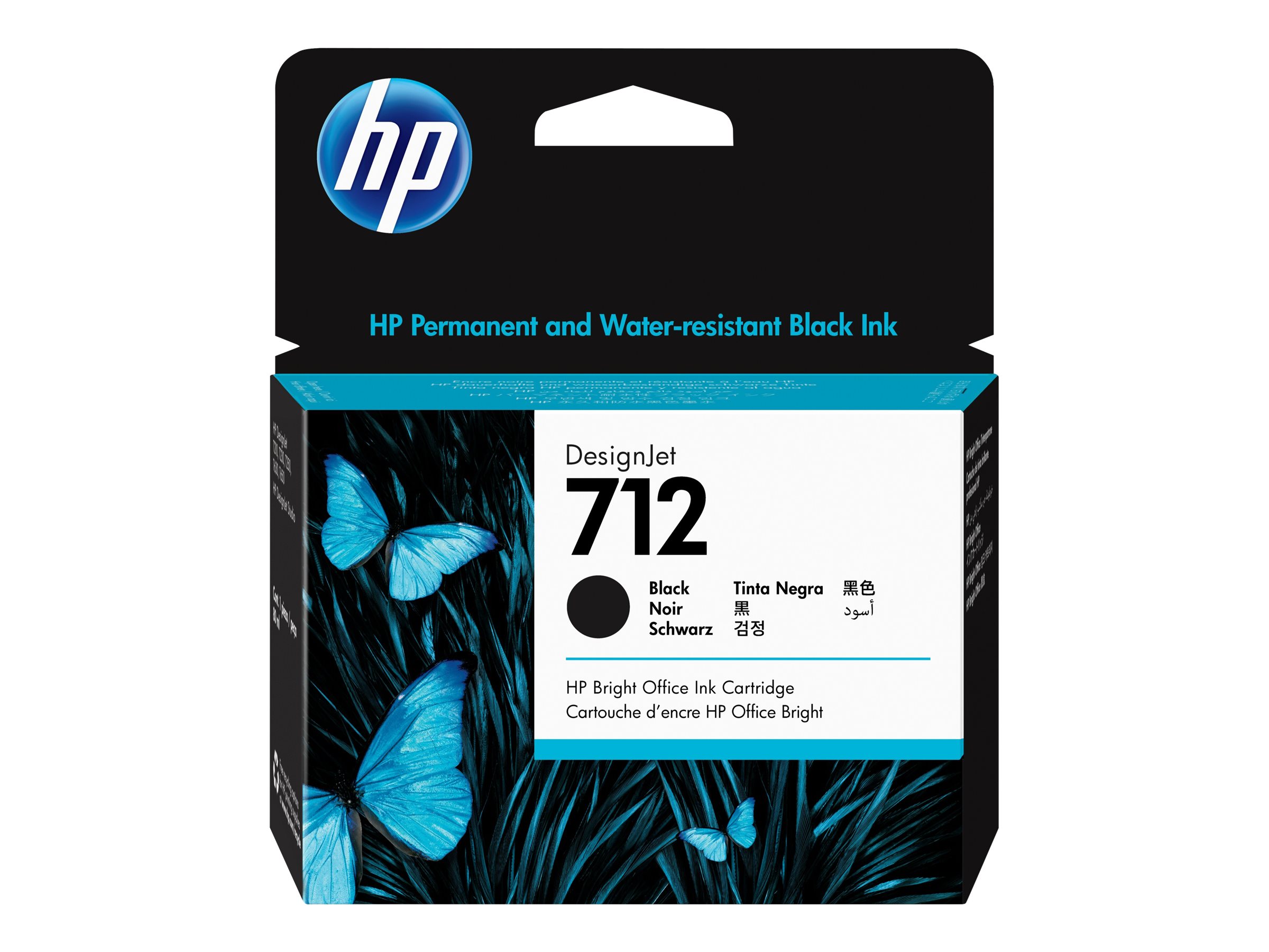 HP 712 (3ED71A) schwarz Druckerpatrone