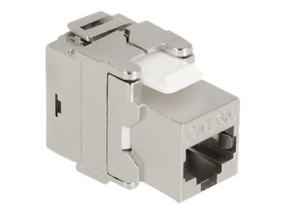 Delock Keystone Modul RJ45 Buchse zu LSA Cat.6A 180? werkzeugfrei Metall