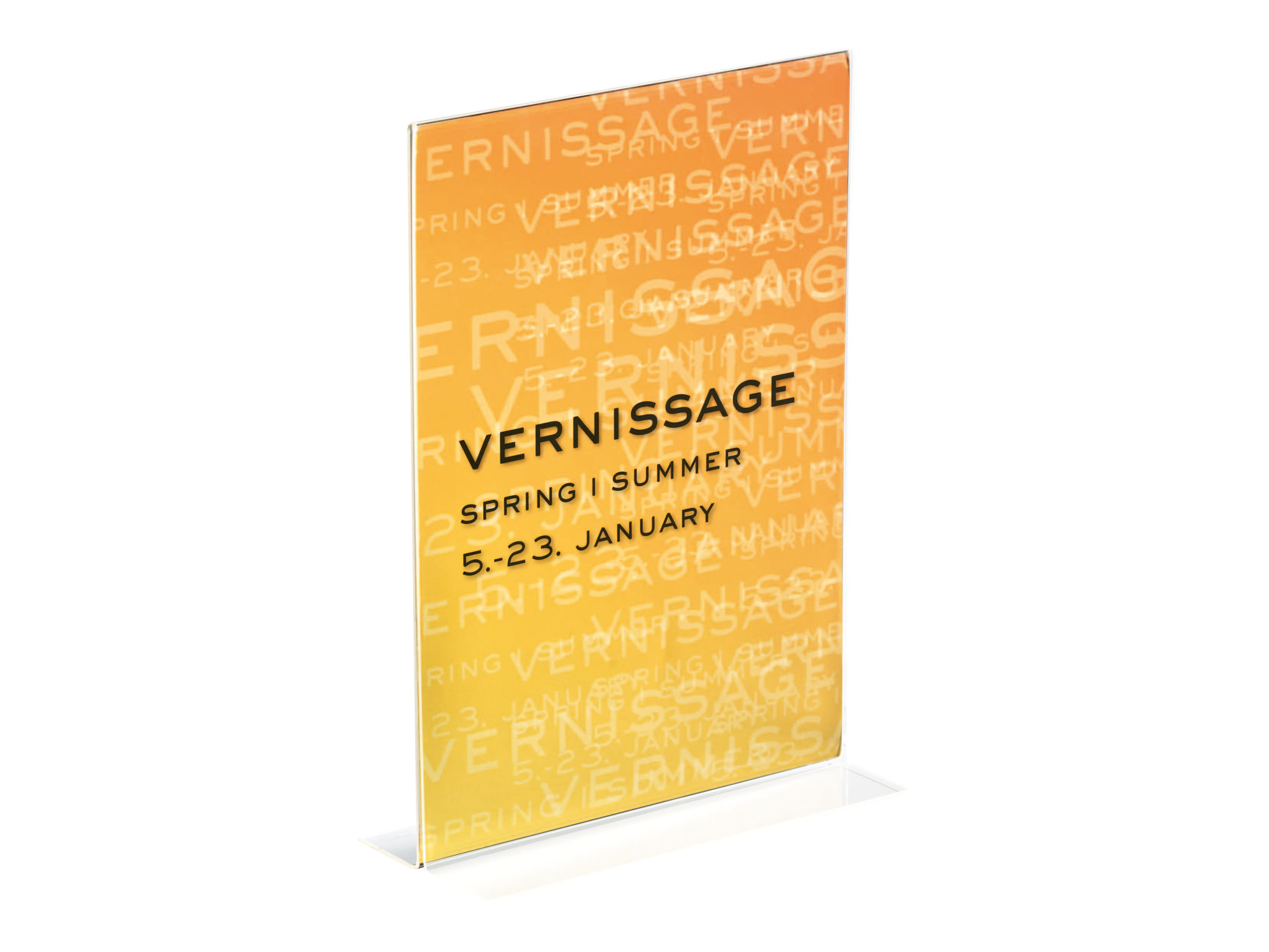 SIGEL gerade Tischaufsteller DIN A4 beidseitig, 1 St