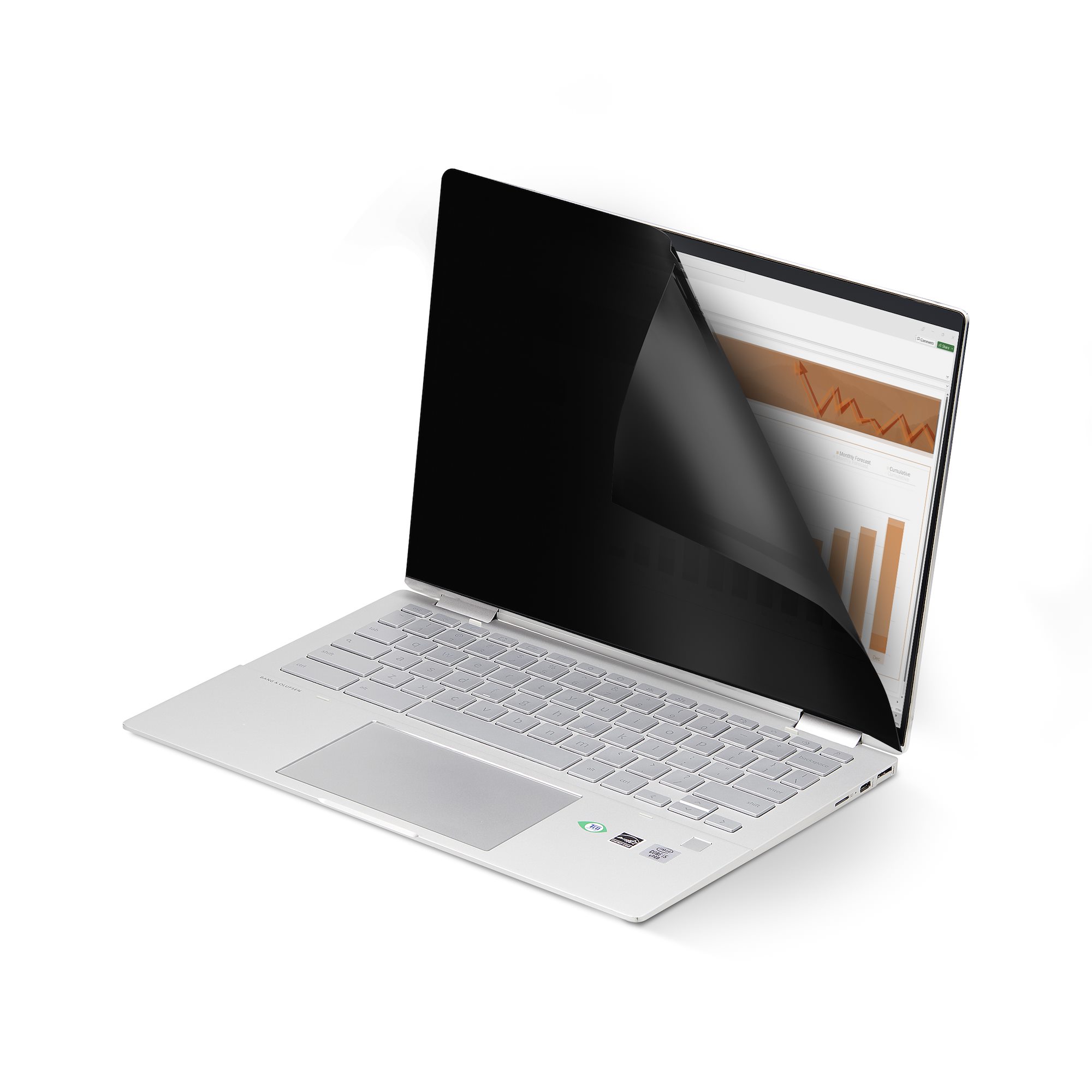 STARTECHCOM 35,56cm 14Zoll 1610 Touch Blickschutzfilter Laptop Sichtschutzfilter AntiGlare Blaulichtfilter FlipOver Blickschutz