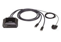 Adap Switch Aten 2P USB-C 4K DP US3312