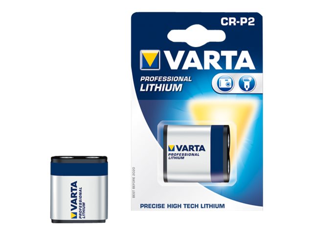 VARTA Batterie CR-P2 Fotobatterie 6,0 V