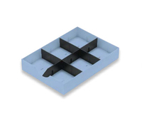 styro styrodoc Schubladeneinsatz blau 1 St. styro styrodoc Schubladeneinsatz blau 1 St.