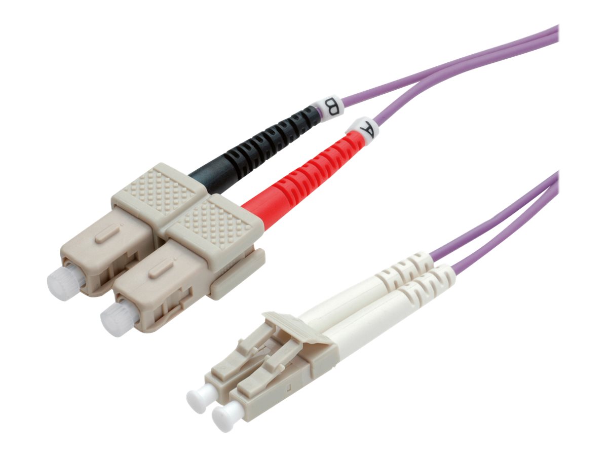 VALUE LWLKabel 50125um OM4 LCSC violett 1m
