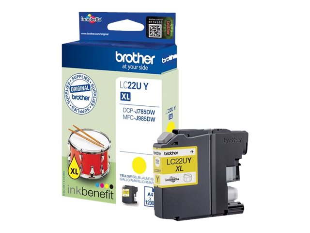 LC22UY BROTHER MFC Tinte yellow 1200