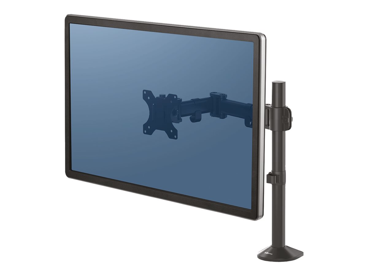 Fellowes Monitor-Halterung Reflex 8502501 schwarz fÃ¼r 1 Monitor, Tischklemme, Tischbohrung