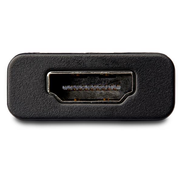 STARTECHCOM DisplayPort to HDMI Adapter with HDR 4K 60Hz Black DP to HDMI Converter