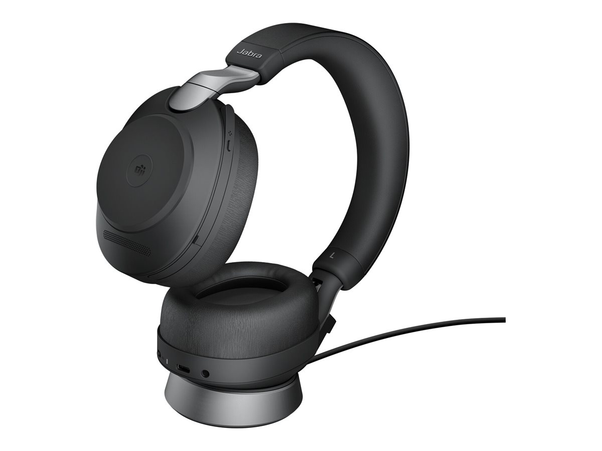 Jabra Evolve2 85 MS Stereo USB-A black mit Ladestation