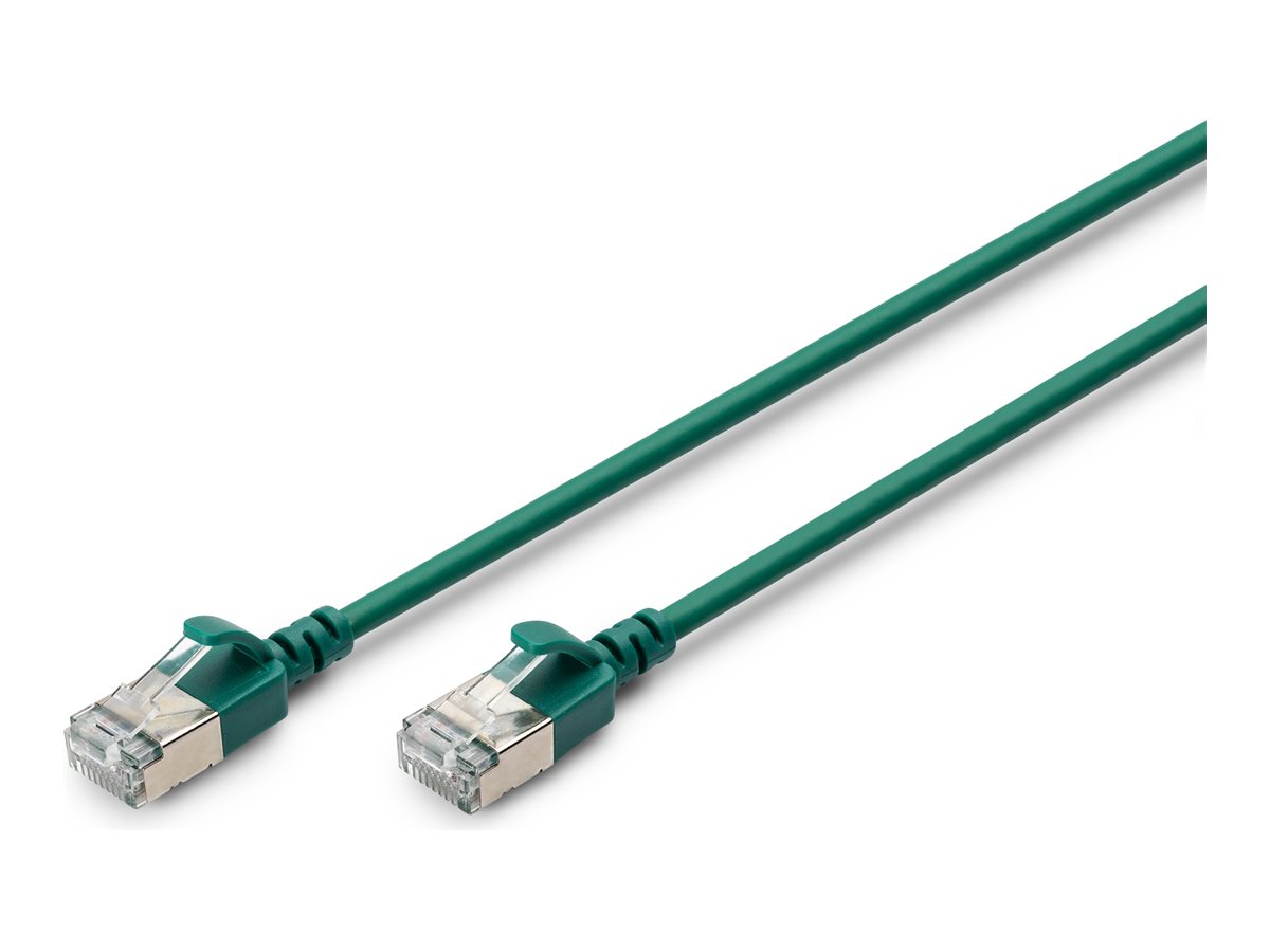DIGITUS CAT 6A 0,5m F-FTP Grün