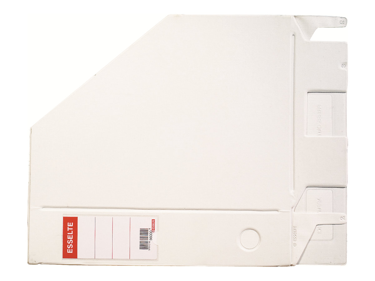 10 Esselte Stehsammler 56000 weiss Kunststoff, DIN A4