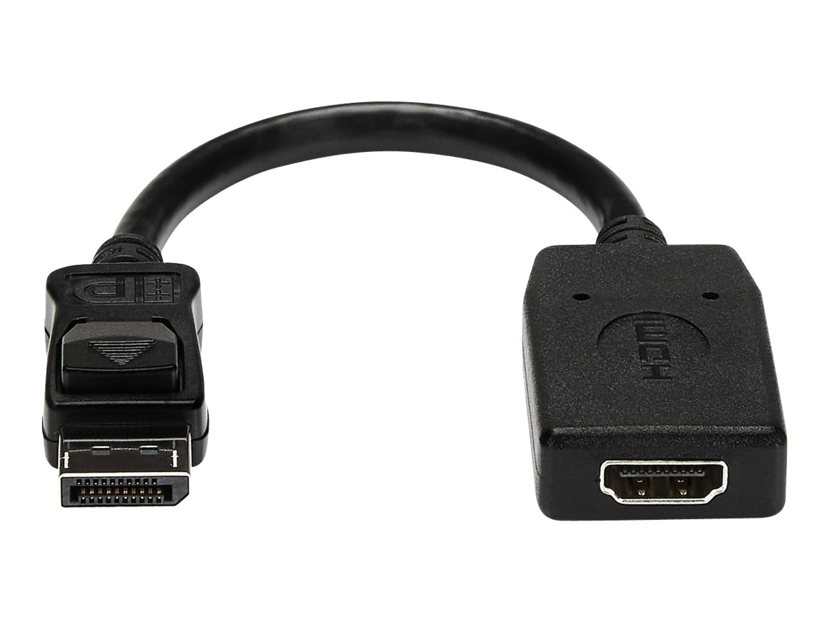 STARTECH.COM DisplayPort auf HDMI Video Adapter / Konverter - DP zu HDMI mit bis zu 1920x1200 - DP / HDMI Länge 24cm St/Bu
