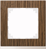 Merten Rahmen M-Pure MEG40103671 1f. Wenge/aluminium Decor Merten Rahmen M-Pure MEG40103671 1f. Wenge/aluminium Decor