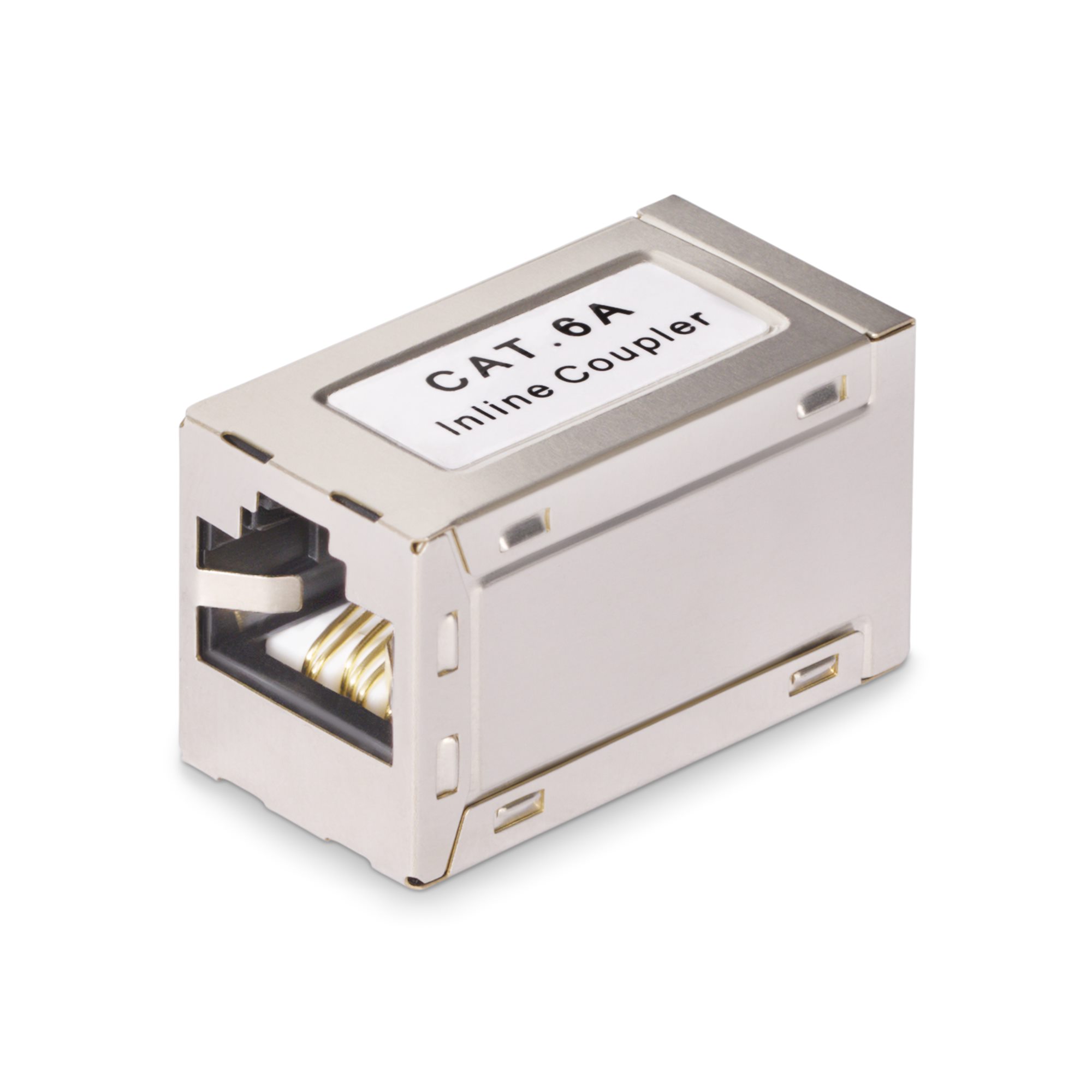 STARTECHCOM Geschirmte Cat 6A Kupplung RJ45 Coupler Cat6a Lankabel Verlängerung FF NetzwerkkabelverlängerungVerbinder