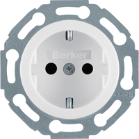 Berker Steckdose SCHUKO 4755 polarweiss Berker Steckdose SCHUKO 4755 polarweiss
