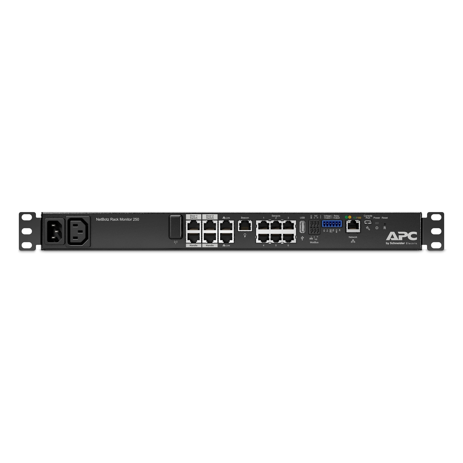 APC NetBotz Rack Monitor 250 Environment monitoring device 100Mb LAN rackmountable TAA Compliant