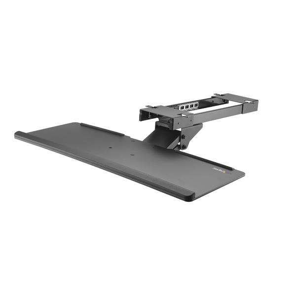 STARTECHCOM Under Desk Keyboard Tray 264in Wide Adjustable Computer Keyboard Stand Keyboard Shelf Ergonomic Keyboard Tra