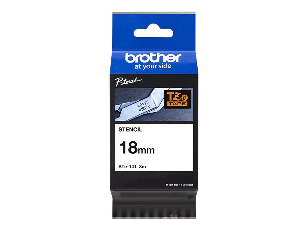 BROTHER ETS tape schwarz 18mm