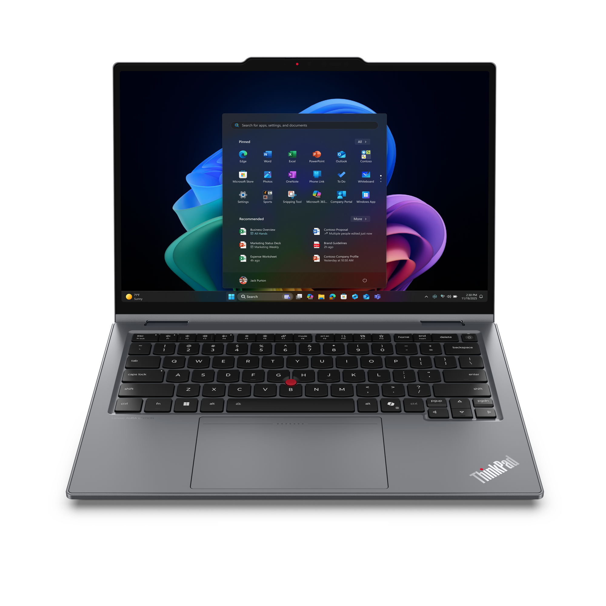 Lenovo ThinkPad X1 2-in-1 Gen 11 Aura Edition Flip-Design Intel Core Ultra 7 355 14 Zoll
