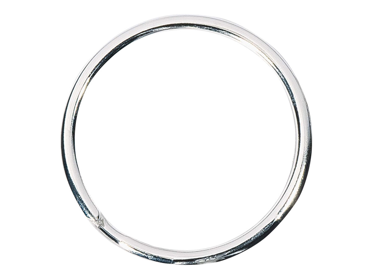 WEDO Schluesselring silber, 100 St.