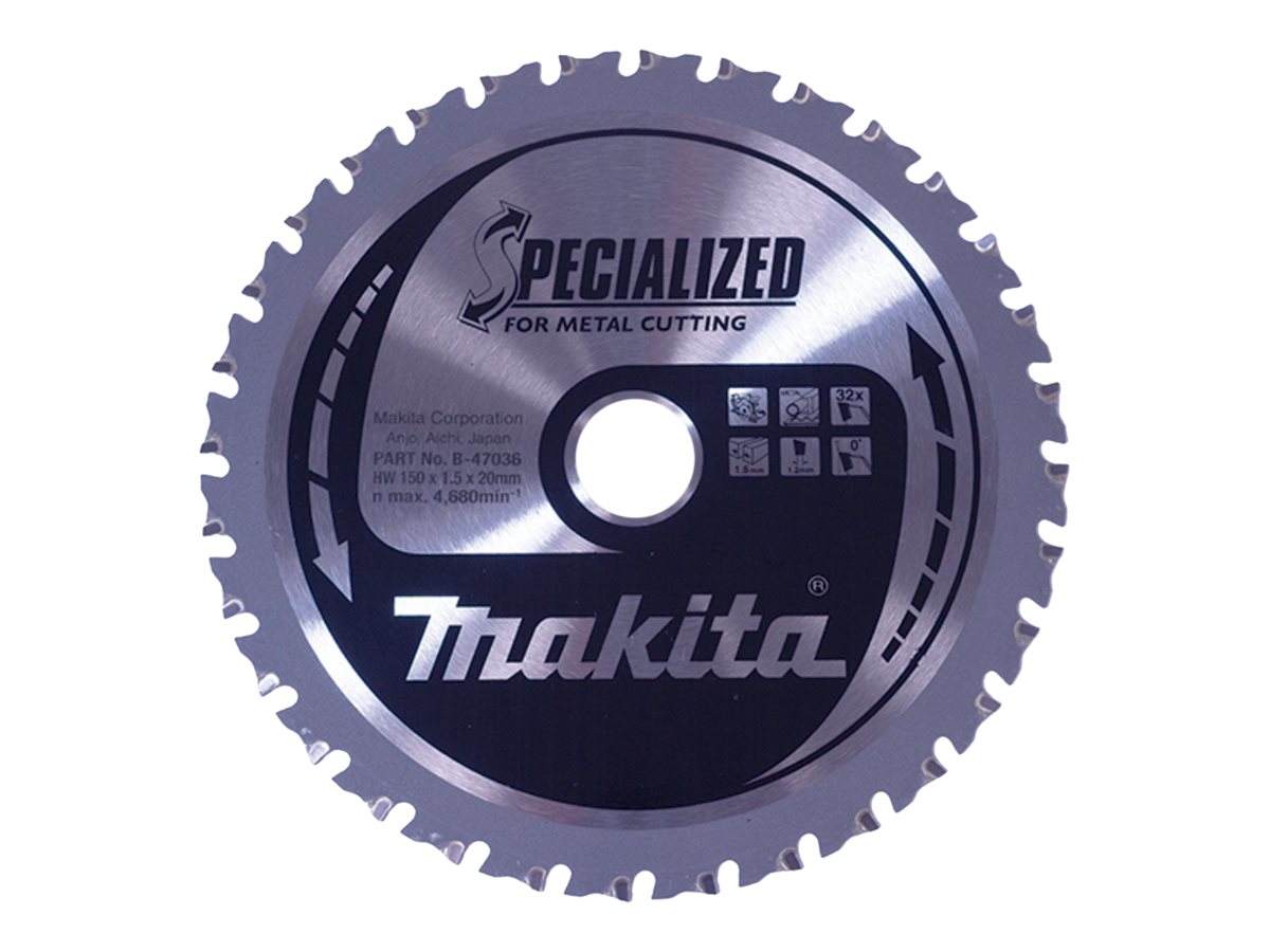 makita B-47036 SPECIALIZED KreissÃ¤geblatt 150,0 mm, 32 ZÃ¤hne