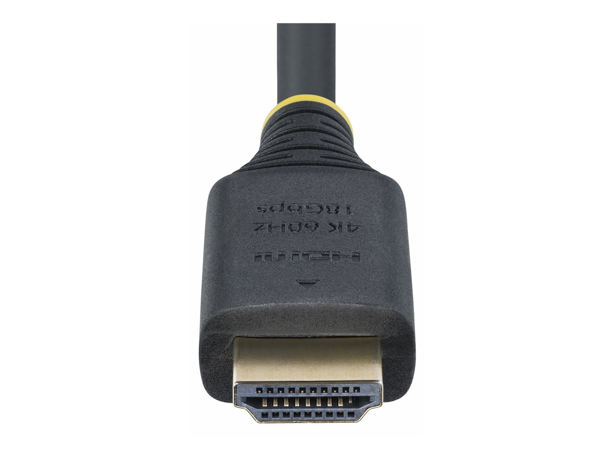 STARTECH.COM 1m Premium Zertifiziertes High Speed HDMI Kabel 4K 60Hz/1440p 144Hz 18Gbps Kurzes UHD HDMI 2.0 Arc Kabel