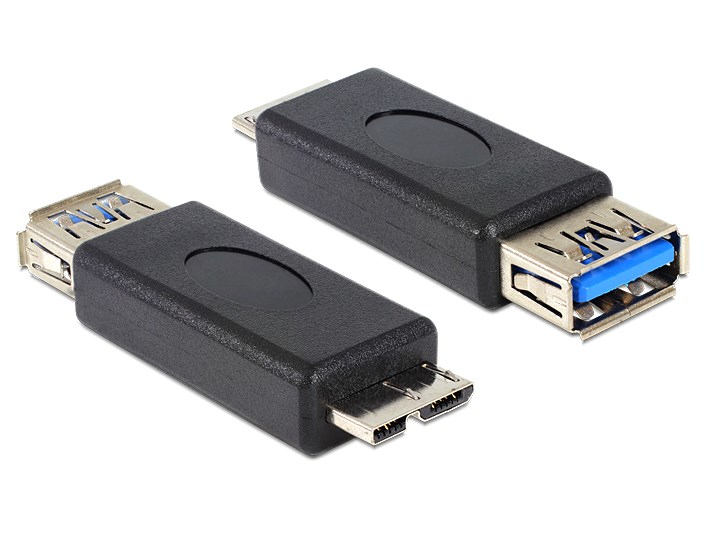 Delock Adapter USB 3.0-A Buchse > micro USB 3.0-B Stecker Delock Adapter USB 3.0-A Buchse > micro USB 3.0-B Stecker
