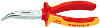 Knipex VDE Flachrundzange 25 26 160 mit Schneide gebogen