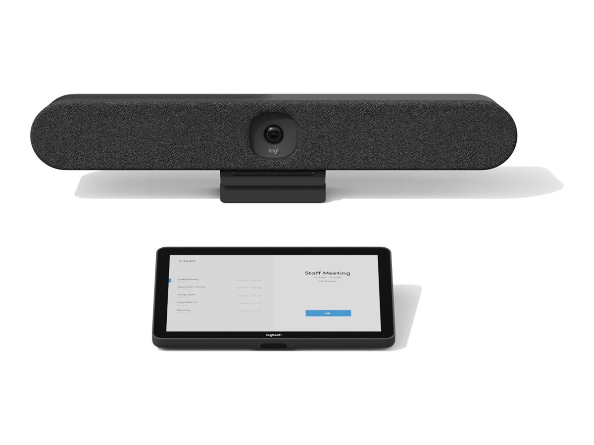 LOGITECH Tap IP Appliance Room Solutions Huddle Small Rooms Video conferencing kit Tap IP Rally Bar Huddle