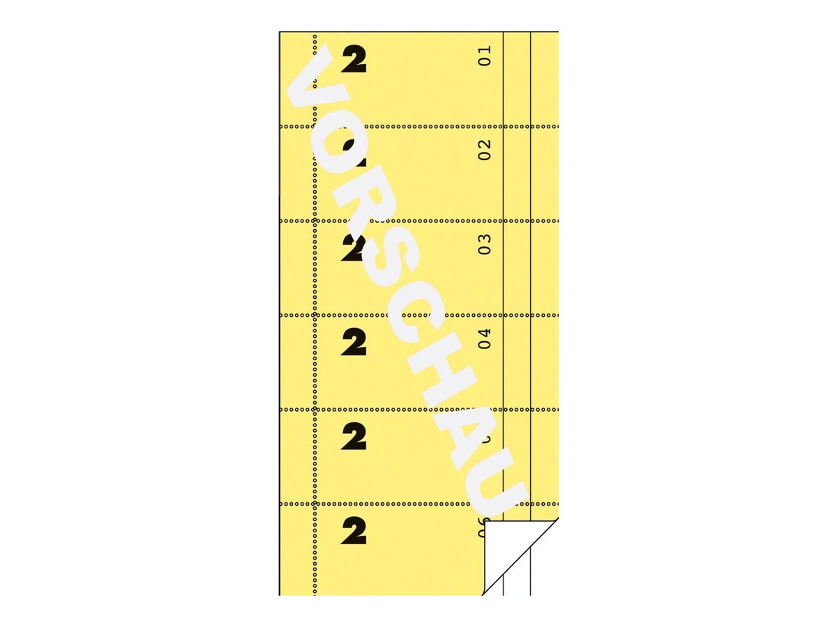 AVERY Zweckform Bonblock 832 01-300, gelb, 1 St. AVERY Zweckform Bonblock 832 01-300, gelb, 1 St.