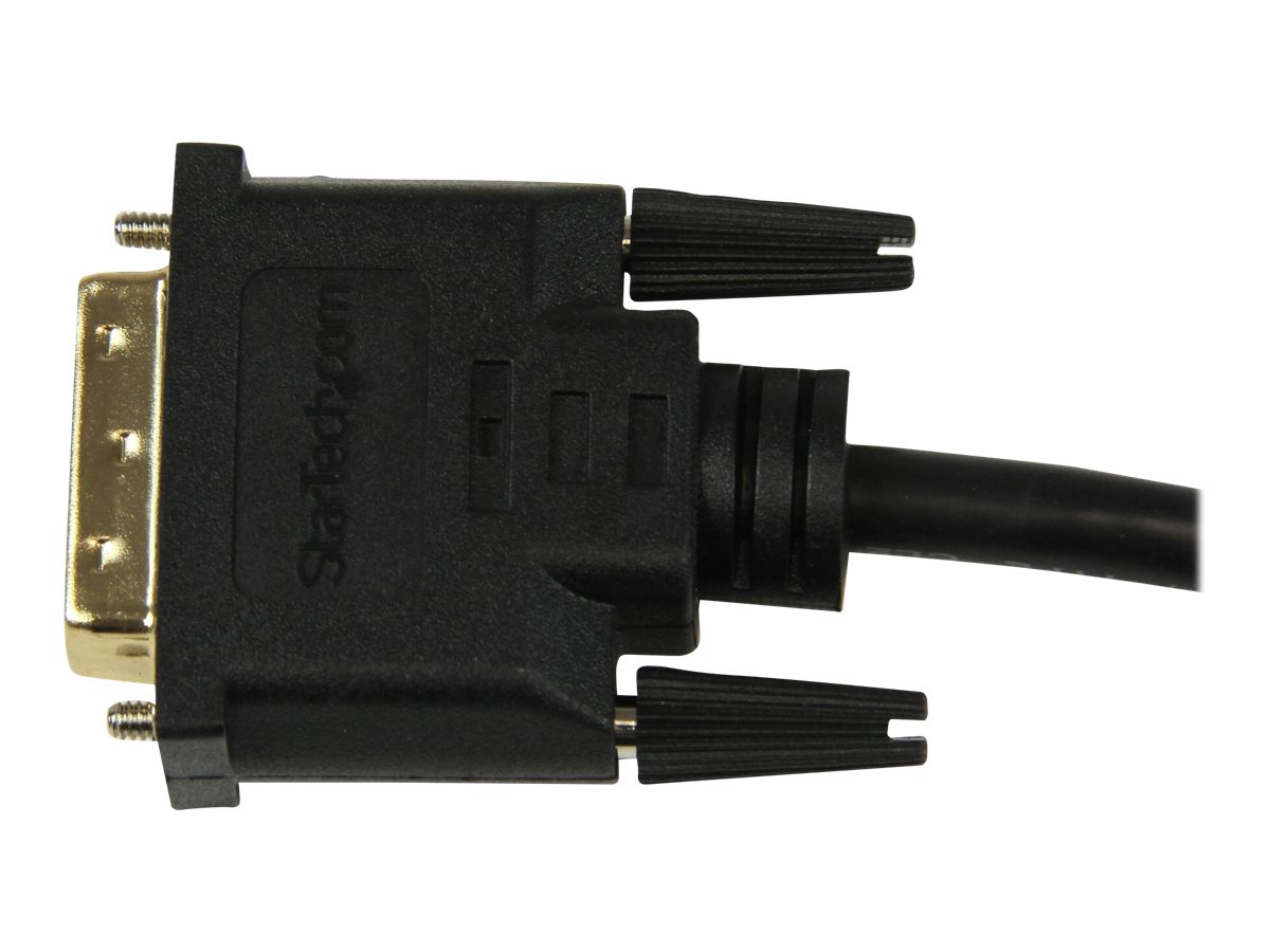 STARTECH.COM HDMI auf DVI Adapter 20cm - DVI-D 25 pin Stecker zu HDMI 19 pin Buchse - Monitor Dongle Adapterkabel