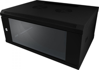 ALLNET Netzwerkschrank 19 18HE 1teilig T450mm Schwarz SMCSerie