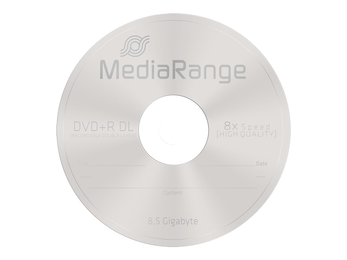 MEDIARANGE DVD+R DL 8.5GB 8x (25) CB MEDIARANGE DVD+R DL 8.5GB 8x (25) CB