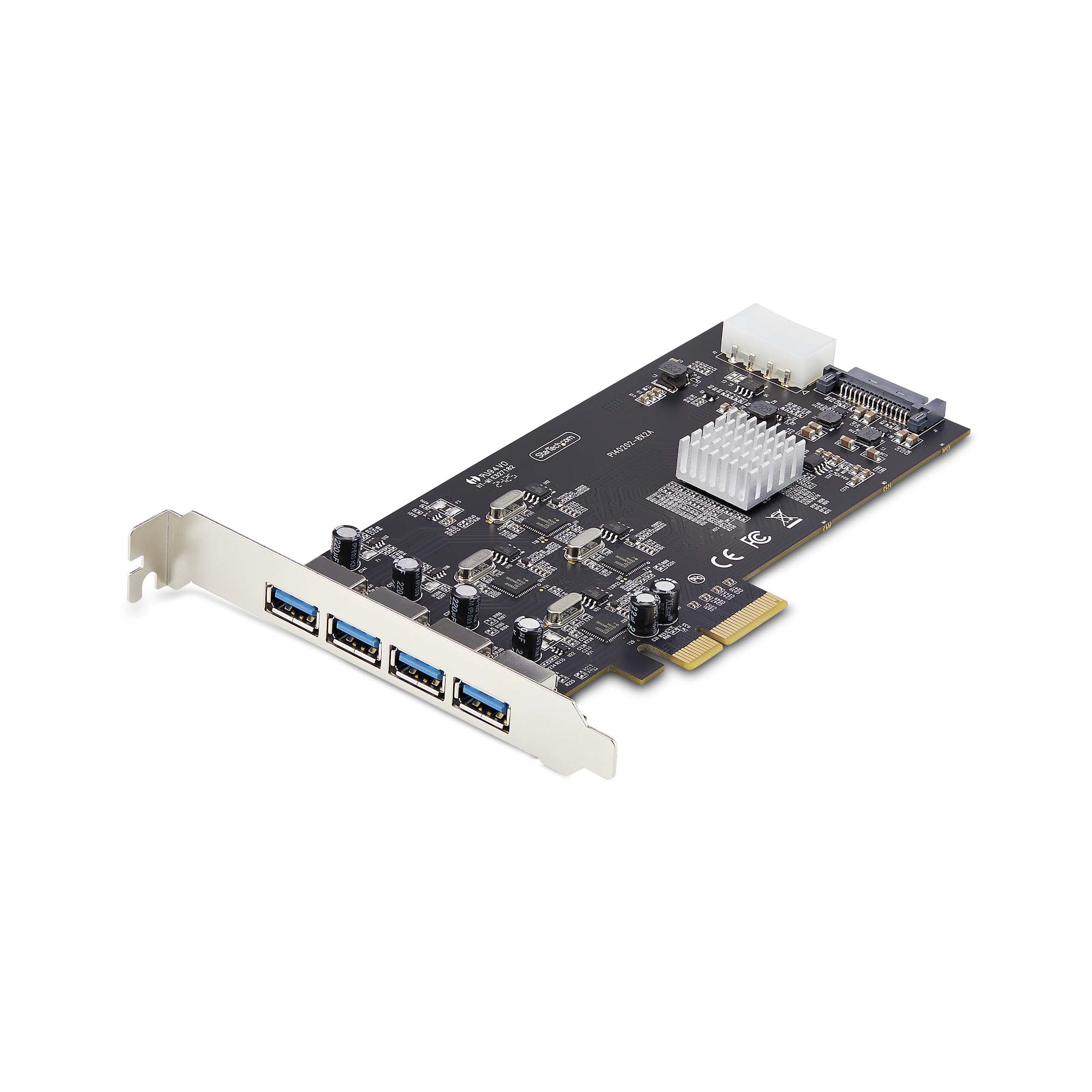 STARTECHCOM 4Port USB PCIe Karte USB 32 5Gbps PCI Express Karte mit 4 unabhängigen USBControllern 4 USBA Anschlusse