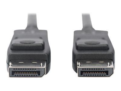 ASSMANN DisplayPort Anschlusskabel DP St/St 5m m/Verriegelung UHD 8K Vers.1.3/1.4 sw