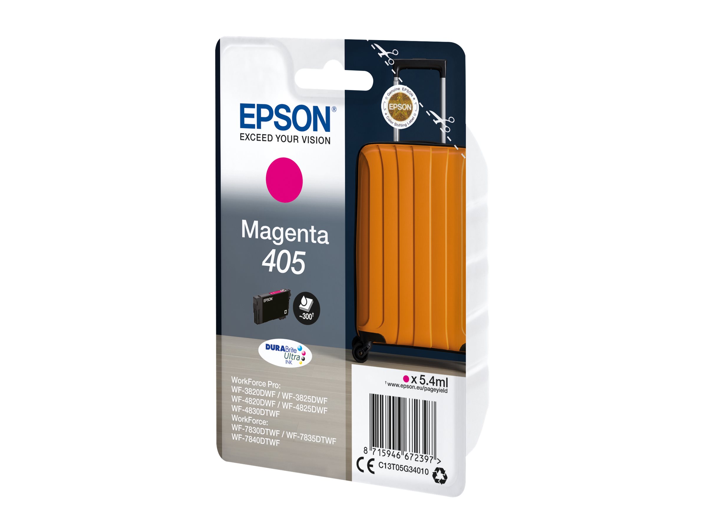 C13T05G34010 EPSON Nr.405 WF Tinte C13T05G34010 EPSON Nr.405 WF Tinte