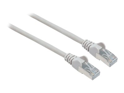 INTELLINET Cat6aPro Kabel Cat7 Rohkabel 0,25m grau RJ45 Vollkupfer LS0H halogenfrei AWG 26 vergoldete Kontakte 10 Gigabit