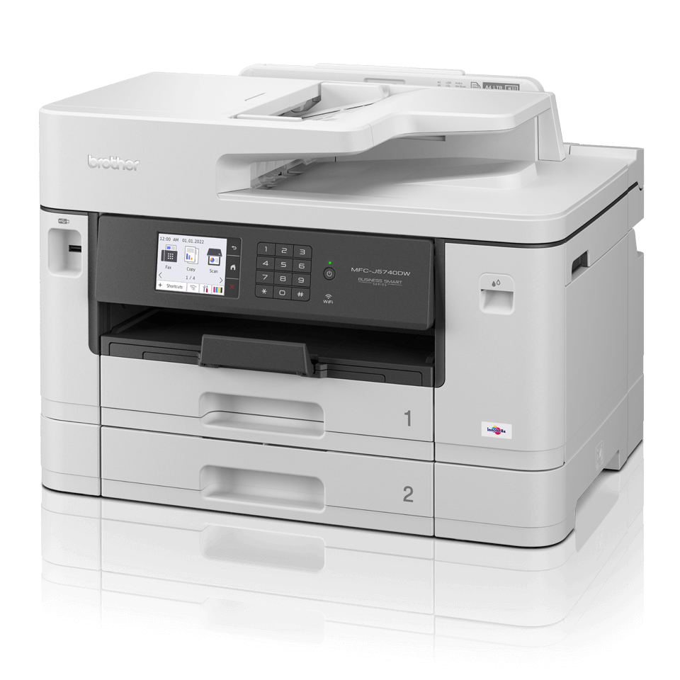 brother MFCJ5740DW 4 in 1 TintenstrahlMultifunktionsdrucker grau