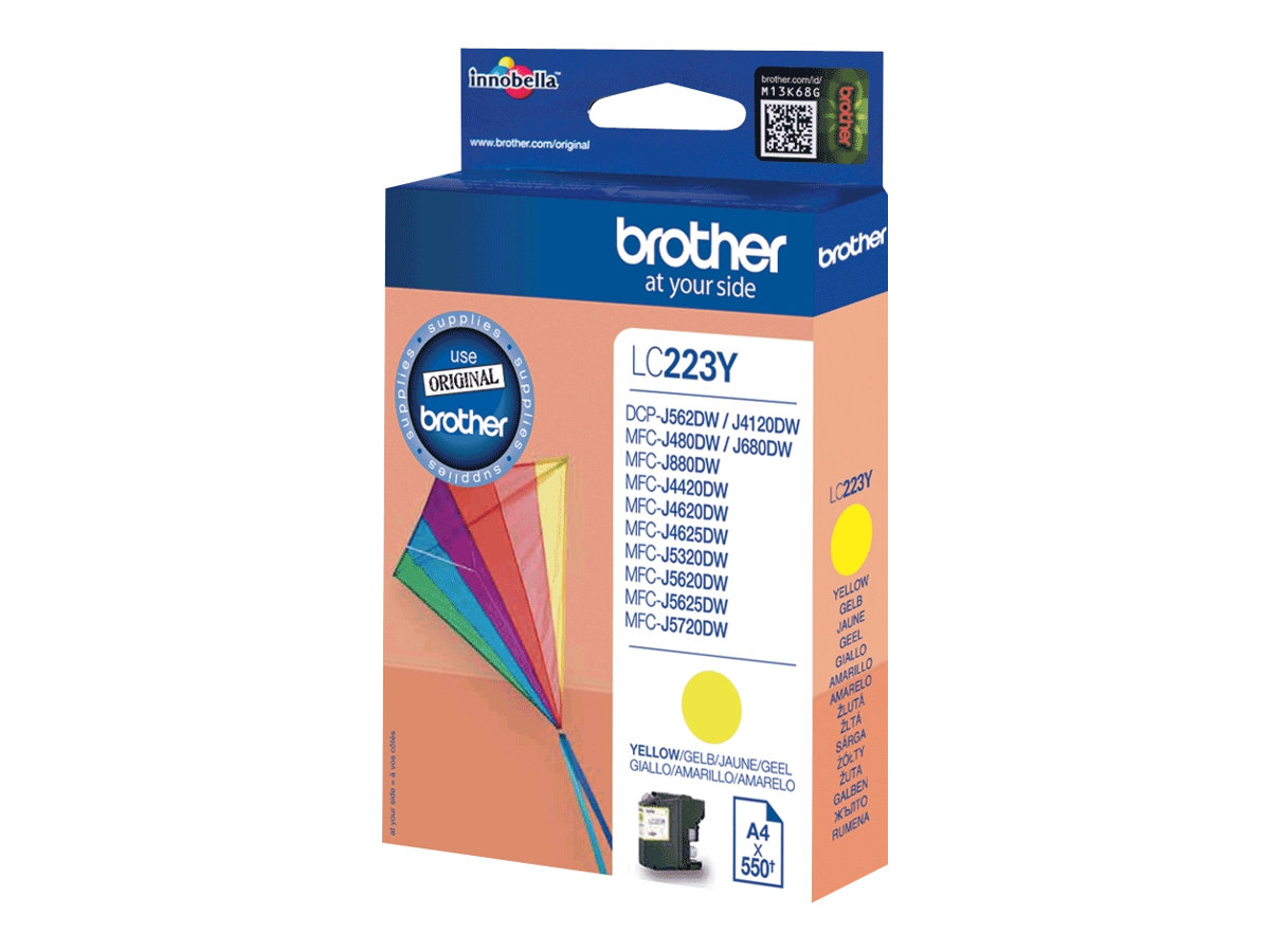 LC223Y BROTHER MFC Tinte yellow ST 550 LC223Y BROTHER MFC Tinte yellow ST 550