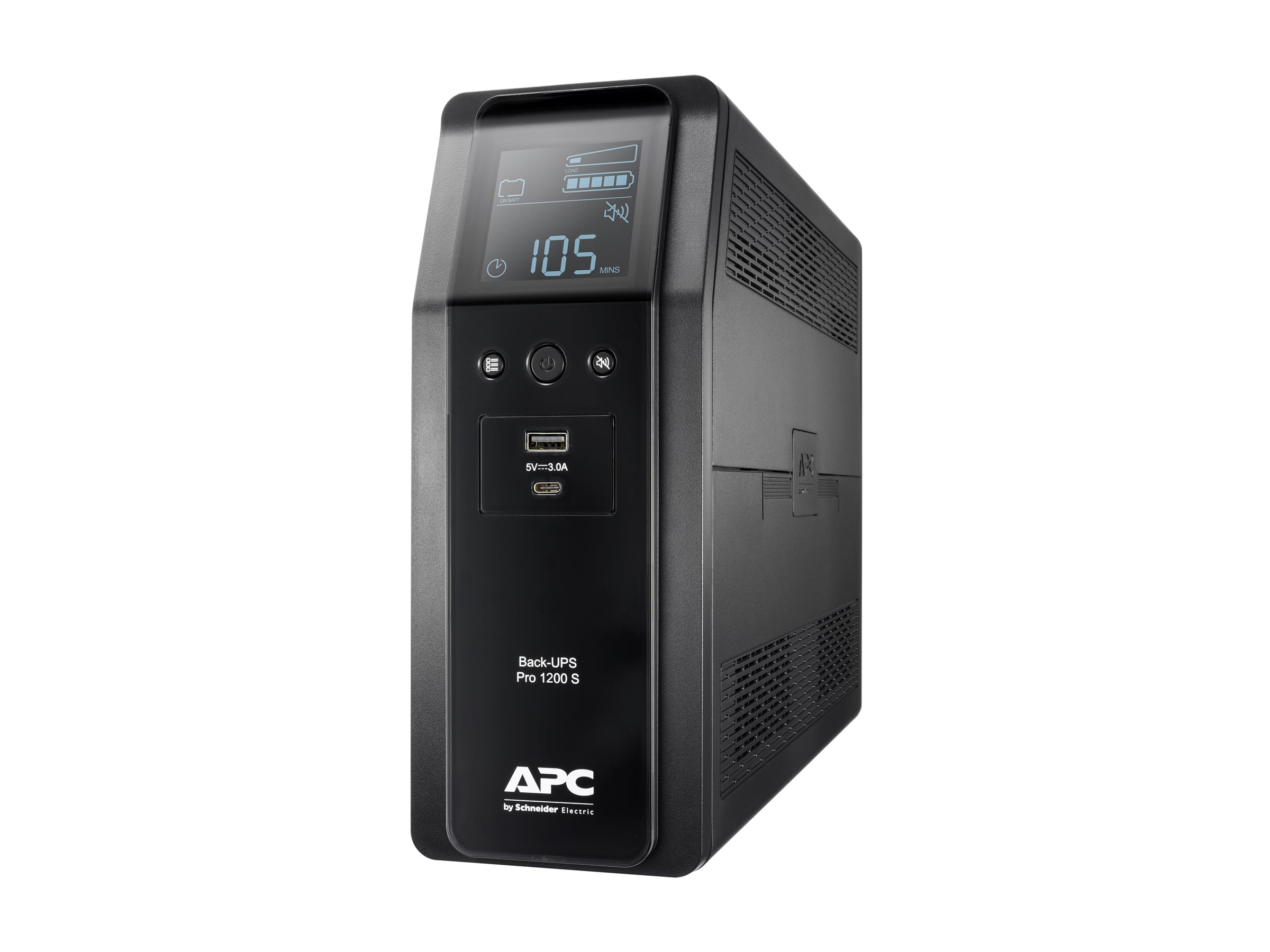 APC Back UPS Pro BR 1200VA Sinewave 8 Outlets AVR LCD interface