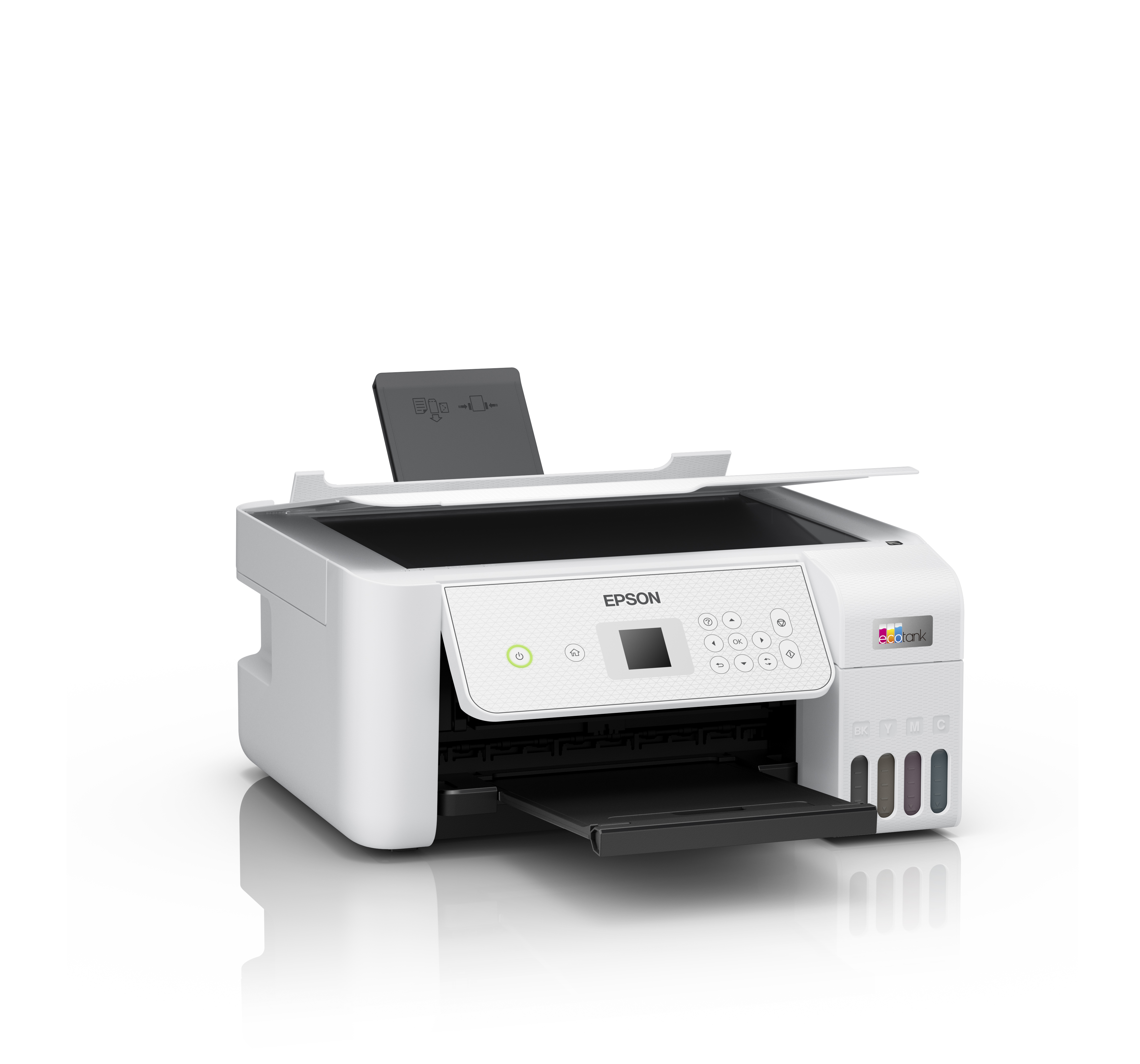 EPSON EcoTank ET2876 MFP colour inkjet ITS A4 10ppm Print 100sheets WiFi USB White