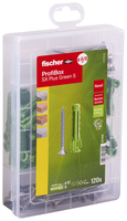 fischer ProfiBox - SX Plus Green S 567898 Dübel- und Schrauben-Sortiment, 120 St. fischer ProfiBox - SX Plus Green S 567898 Dübel- und Schrauben-Sortiment, 120 St.