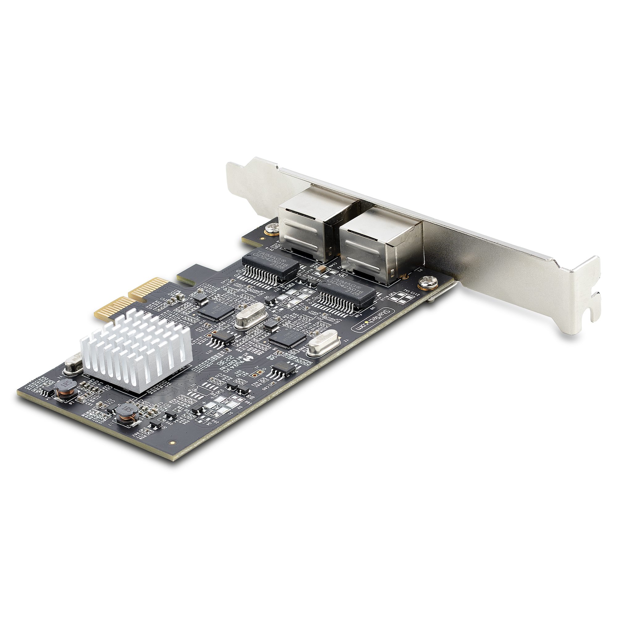 STARTECHCOM 2Port 25 Gbit PCIe Netzwerkkarte Intel I225V DualPort Computer LAN Karte MultiGigabit NIC 25G PCI Express Server
